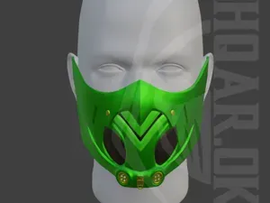 Reptile mask from MK1 - Tigran Maquarade