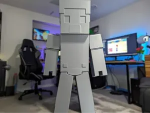Life-Size Minecraft Steve 1800mm 3D