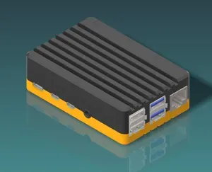 Raspberry Pi 4 Case (hidden GPIO, 40mm fan)