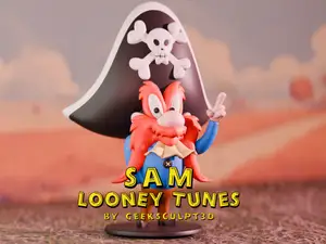 Looney Tunes Yosemite Sam Figure for Cartoon Fans