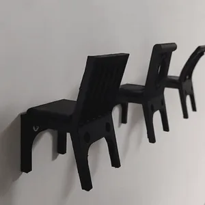 Chair-Shaped Wall Hooks