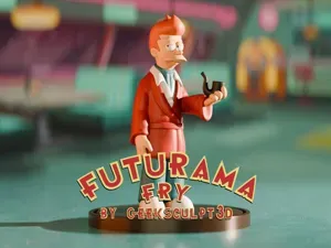 Futurama Philip J. Fry Fancy Collectible Art