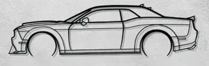 Dodge Challenger SRT Wall Art