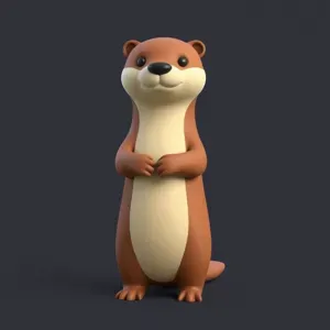 Playful River Otter