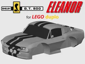 Duplo x Ford Shelby Mustang GT500 'Eleanor'