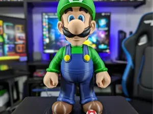 Luigi Mushroom Kingdom's Tall Hero Super Mario