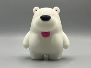 吐舌头的北极熊