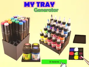 My Tray - Modular Tray Generator - Flat / Stairs