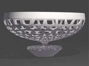 Coupe à fruit voronoï