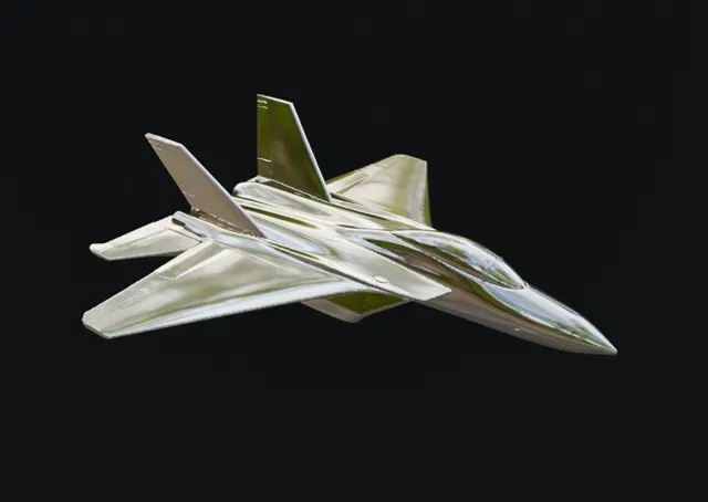 F-22 Style Stealth Fighter Jet – STL Model — Фото 3 из 4