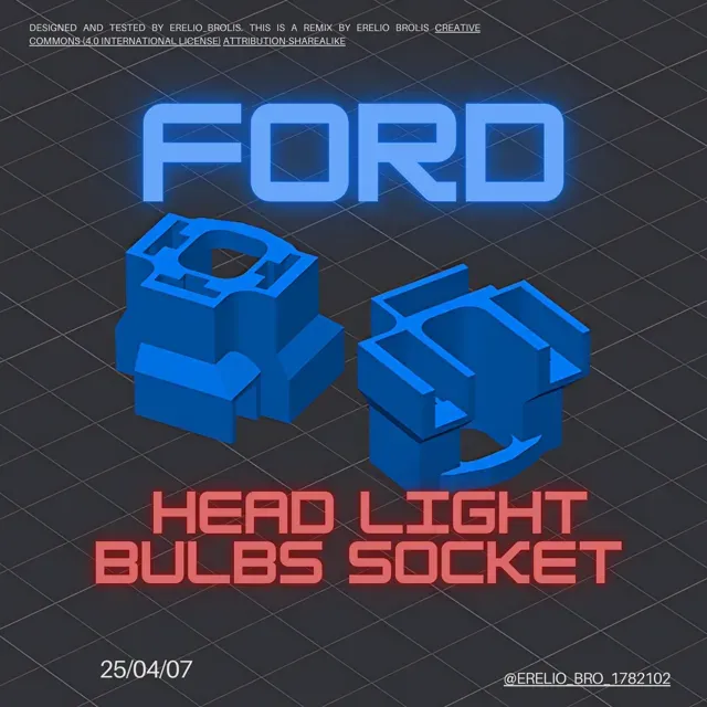 Headlight Bulb Socket H4 / H7 (FORD transit mk7)