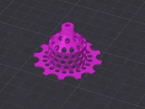 3D Printed Shower Drain Basket – Use Filament Ends