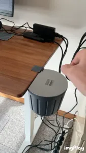 Lid for Removable Desk Bin Trash Can V3