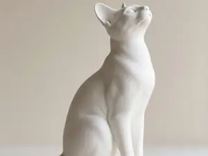 斯芬克斯猫 无毛猫 创意装饰摆件