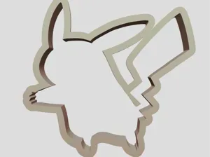 Pokemon Pikachu cookie cutter