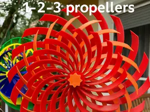 Windmill Halfcircle 1-2-3 propellers