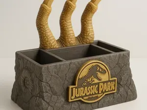 Raptor Claw Nest – Jurassic Park Desk Organizer