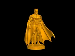 Batman Arkham Style Statue 3D Model