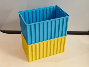 可堆叠的集装箱收纳盒