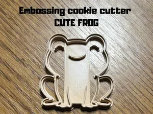 Embossing cookie cutter cute froggy