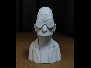 Bust Professor Hubert J. Farnsworth (Futurama)