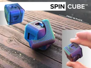 Spin Cube (Print in Place)