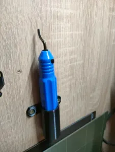Hanger for deburring tool