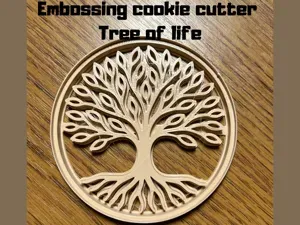 Embossing cookie cutter tree of life