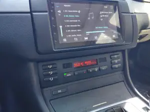 Double Din AC Relocation Bezel Frame for BMW E46