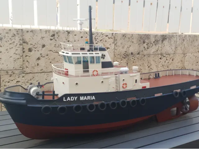 1.2米遥控RC港口拖船Harbour