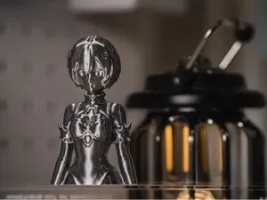 二次元短发少女半身像