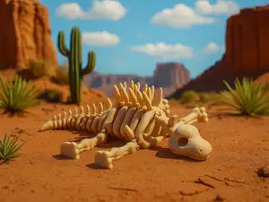The Stegosaurus — Articulated Skeleton Toy