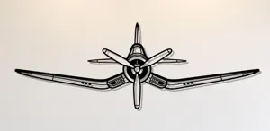 Chance Vought F4U Corsair Front Wall Art