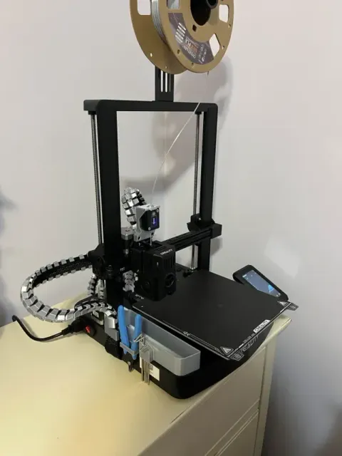 Ender 3 V3 SE/KE Filament Sensor Mount w/Spine — Image 2 of 4