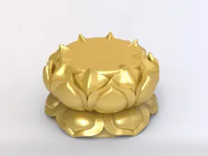 莲花底座、摆台7、9cm（可放手办人物、雕塑）