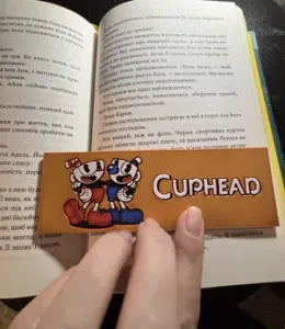 Cool Cuphead bookmark