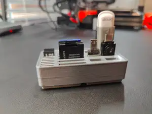 Gridfinity SD Card, MicroSD Card, and USB Holder
