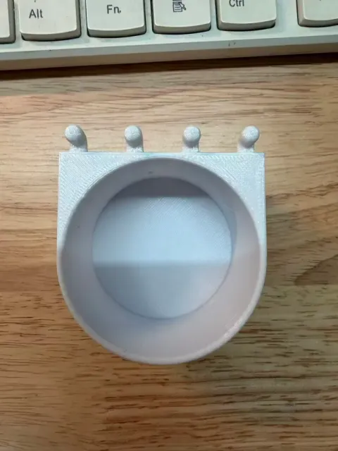 圆罐收纳底座，孔径53mm，适用16mm-6mm圆孔洞洞板，受力加强，承载能力更强 — Фото 2 из 5