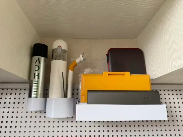 圆罐收纳底座，孔径53mm，适用16mm-6mm圆孔洞洞板，受力加强，承载能力更强 — Фото 4 из 5