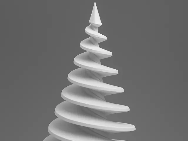 Modern Spiral Christmas Tree