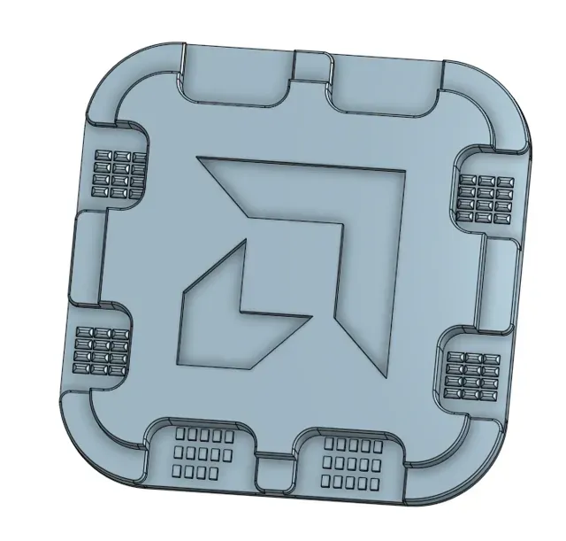 MSI MAG Coreliquid A13 Custom AMD CPU Pump Cover — Image 4 of 4