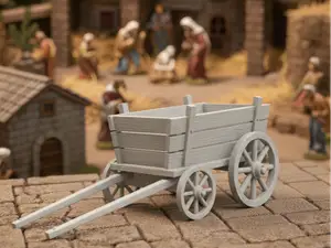 Carretto realistico per presepe natività natale