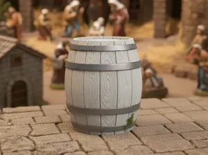 Botte di legno realistica presepe natività natale