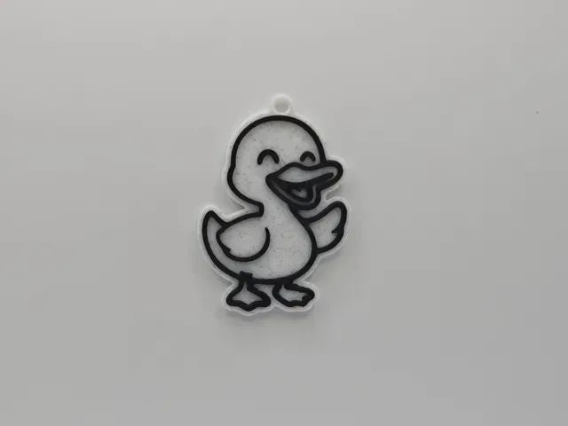 Cute Duck Keychain
