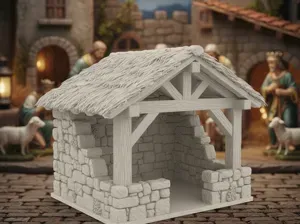 Capanna per presepe natività natale