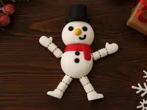 Flexi Snowman – Articulated Christmas Toy