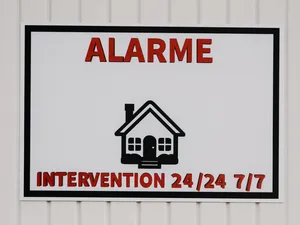 Panneau : Alarme avec télésurveillance