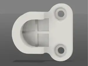 IKEA 25mm Rod Holder for closet with M6 Holes