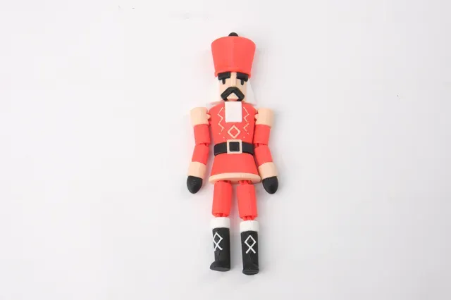 Flexi Nutcracker – Articulated Christmas Toy — Фото 2 из 2