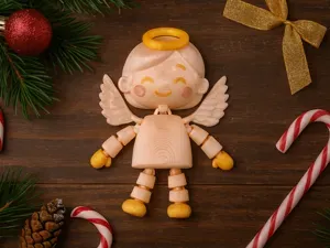 Articulated Angel Flexi Toy – Cute Christmas Decor